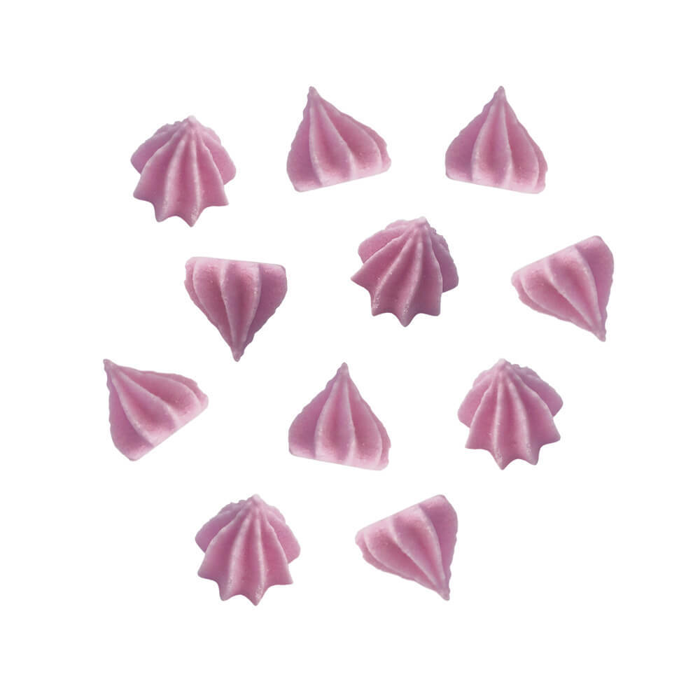 Безе микро сахарные лавандовые 25шт