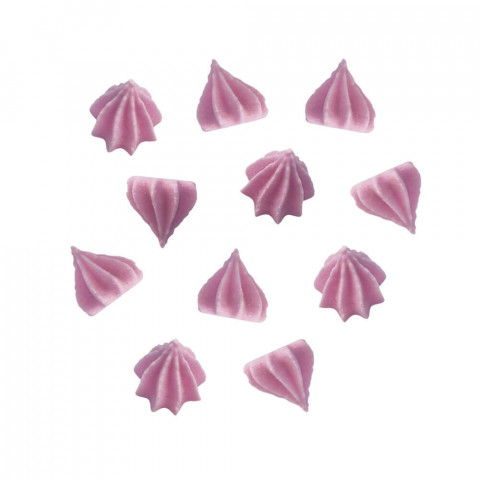 Безе микро сахарные лавандовые 25шт