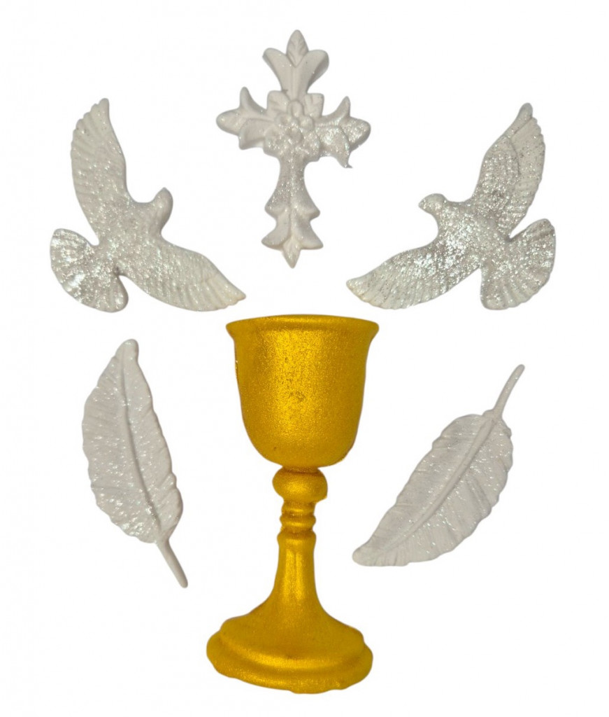 Набір топерів Перше причастя з чашею
