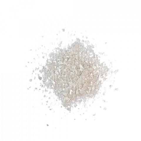 Вафельні блискітки перламутр білий 15г