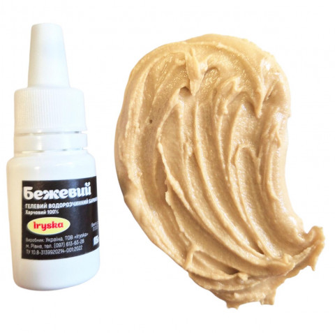 Гелевий барвник Iryska "Бежевий" 15г