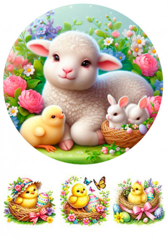 Вафельная картинка "Пасха №66"