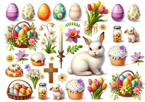 Вафельная картинка "Пасха №70"