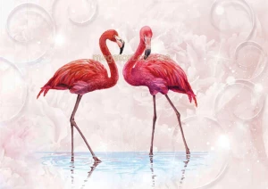 Вафельная картинка "Фламинго №11"