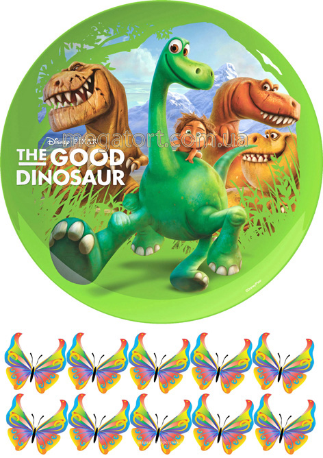 Вафельная картинка "Динозавры, драконы №5"