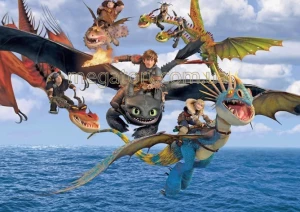 Вафельна картинка "Динозаври, дракони №11"