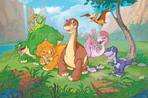 Вафельная картинка "Динозавры, драконы №15"