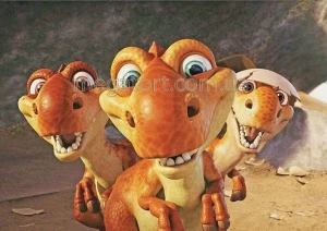 Вафельная картинка "Динозавры, драконы №19"