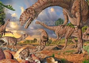 Вафельная картинка "Динозавры, драконы №21"