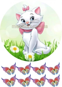 Вафельна картинка "Кішка Мері №1"