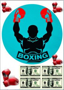 Вафельная картинка "Бокс №45"