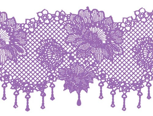 Кружево из айсинга №23 "Лаванда"