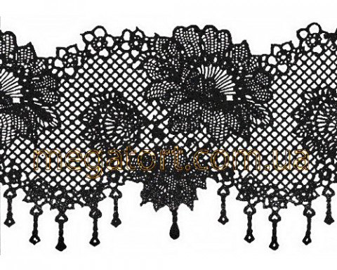 Мереживо з айсингу №23 "Чорне"