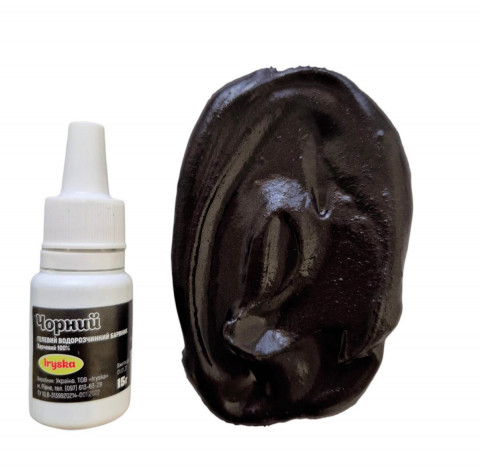 Гелевий барвник Iryska "Чорний" 15г