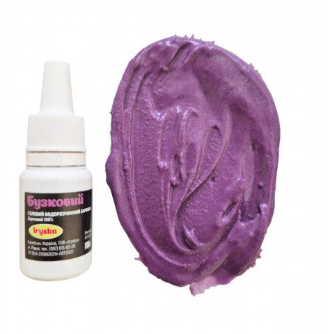Гелевий барвник Iryska "Бузковий" 15г
