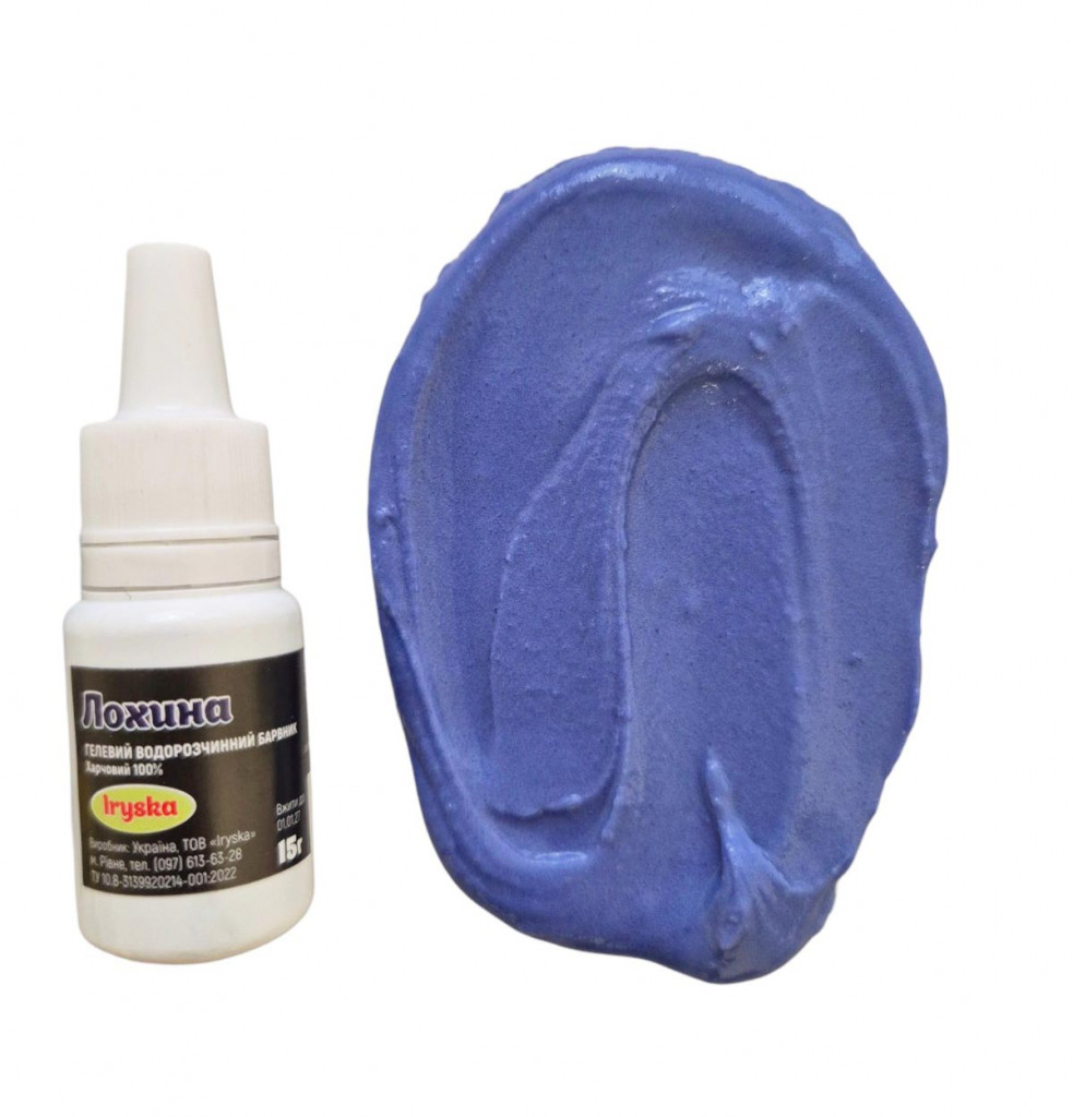 Гелевый краситель Iryska "Голубика" 15г