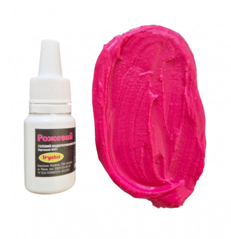 Гелевий барвник Iryska "Рожевий" 15г