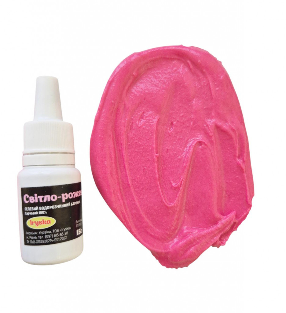 Гелевый краситель Iryska "Светло-розовый" 15г