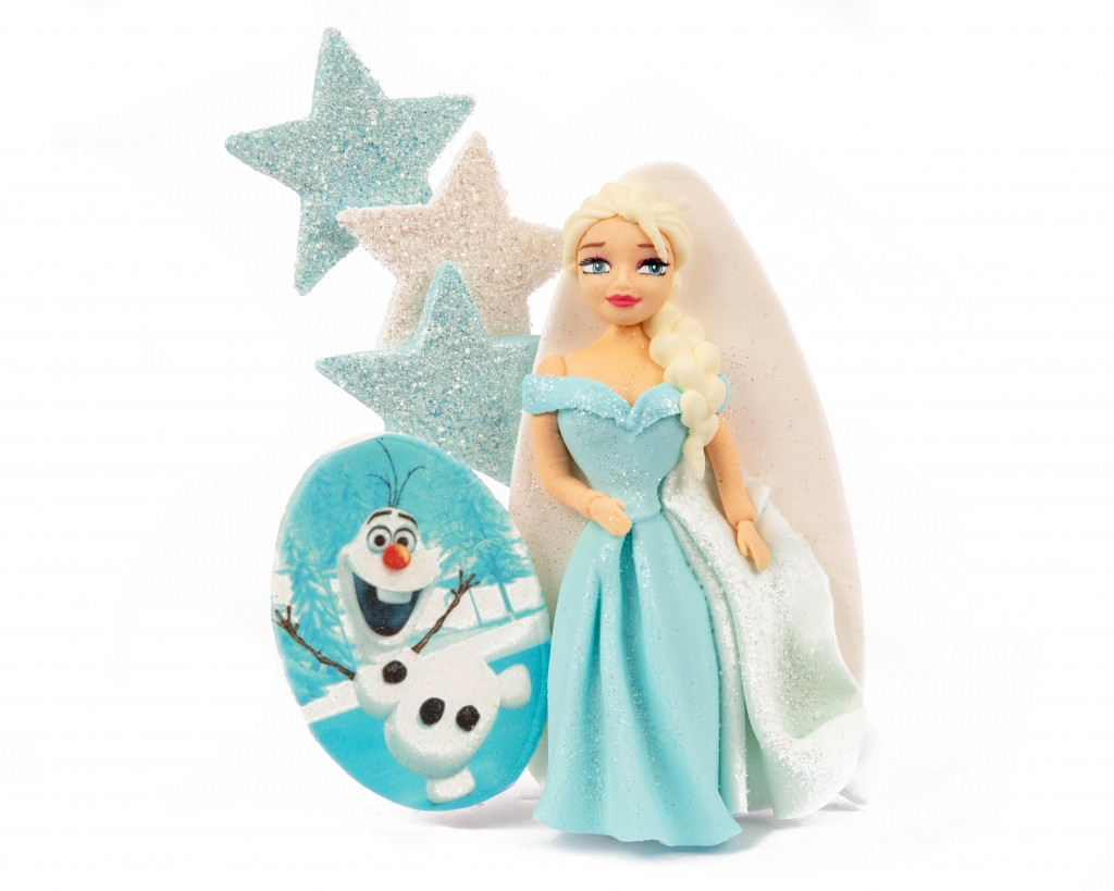 Набор сахарных топперов Холодное сердце объемные