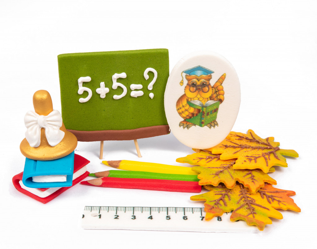 Набор сахарных топперов Школьный