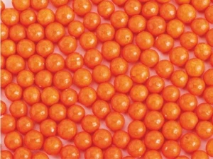 Шарики глянцевые "Оранжевые" 5мм (20г)