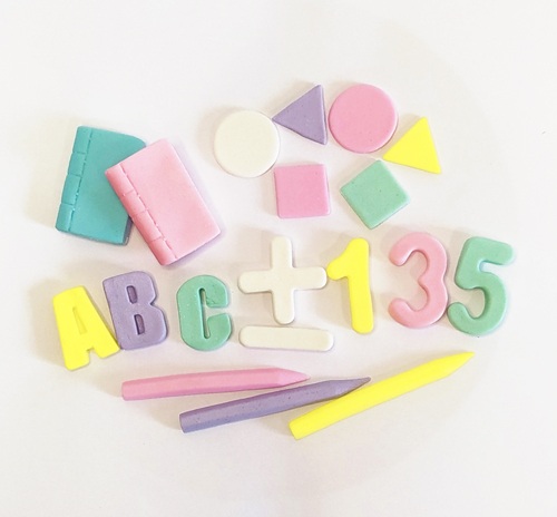 Набор сахарных топперов Азбука