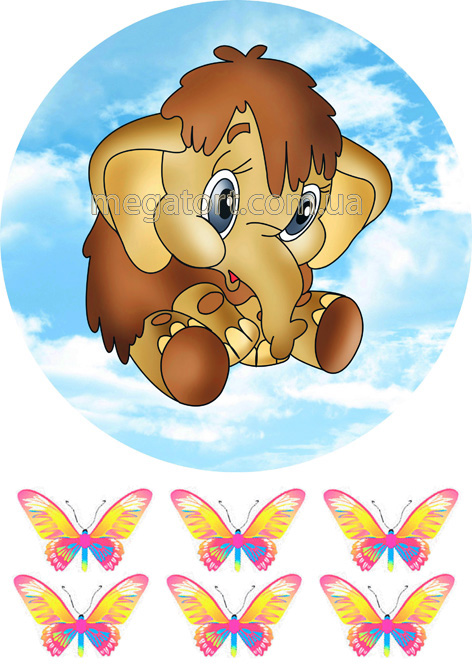 Вафельная картинка "Для малышей №27"