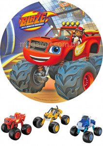 Вафельная картинка "Вспыш №4"