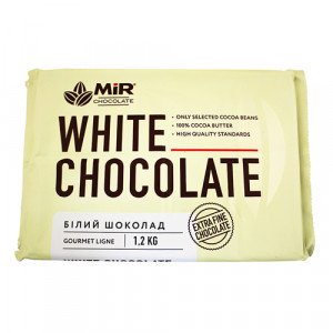 Шоколад білий MIR White Chocolate 1,2 кг