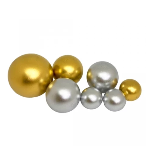 Шоколадні сфери Супер золото - супер срібло (7шт)