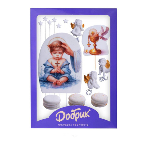 Набір цукрових топерів Хрещення Добрик