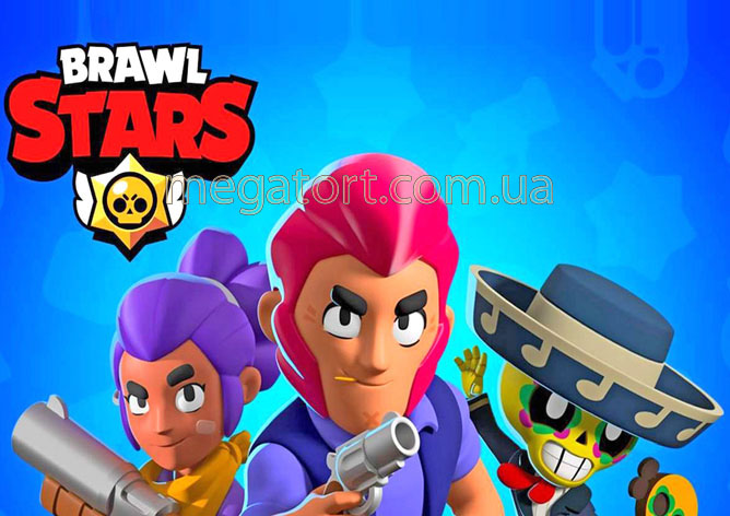 Вафельна картинка "Бравл Старс №16"