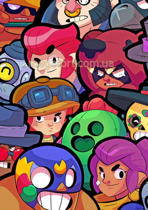 Вафельная картинка "Бравл Старс №23"