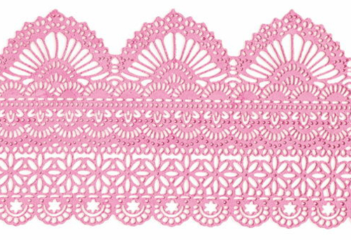 Кружево из айсинга №5 "Розовое"