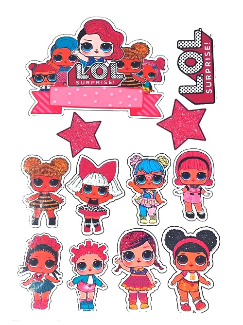 Сахарная картинка Лол 02