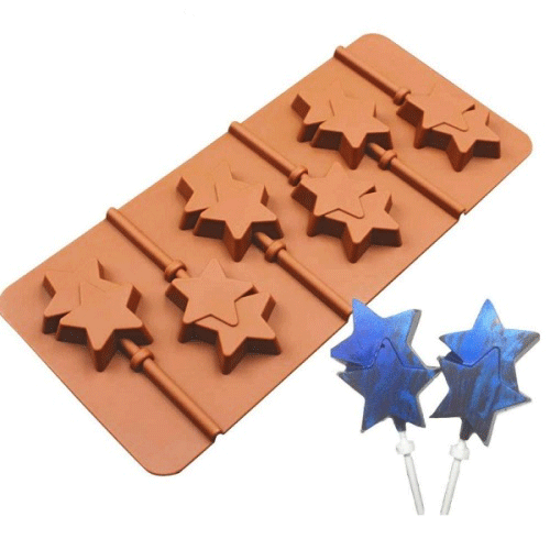 Силиконовая форма "Леденцы Звездочки"