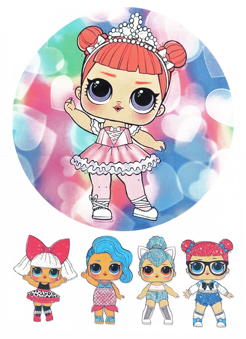 Вафельная картинка Лолки