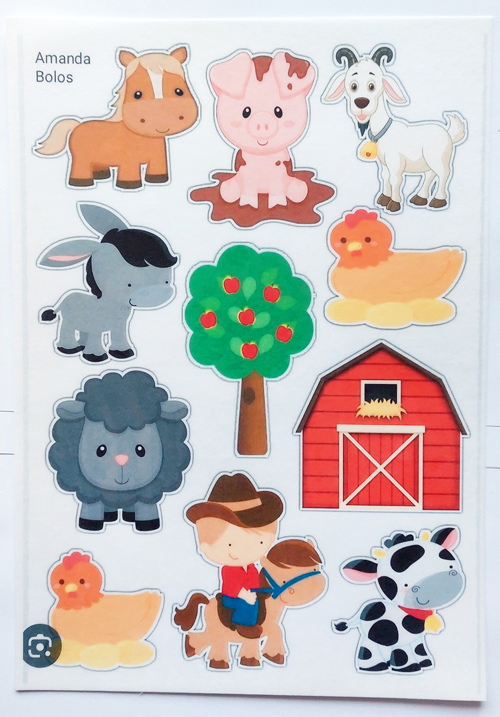 Вафельна картинка Ферма 03