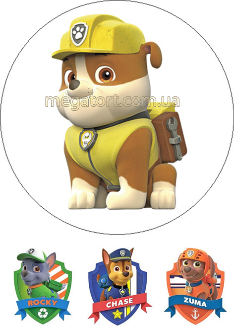 Вафельная картинка "Щенячий патруль №26"