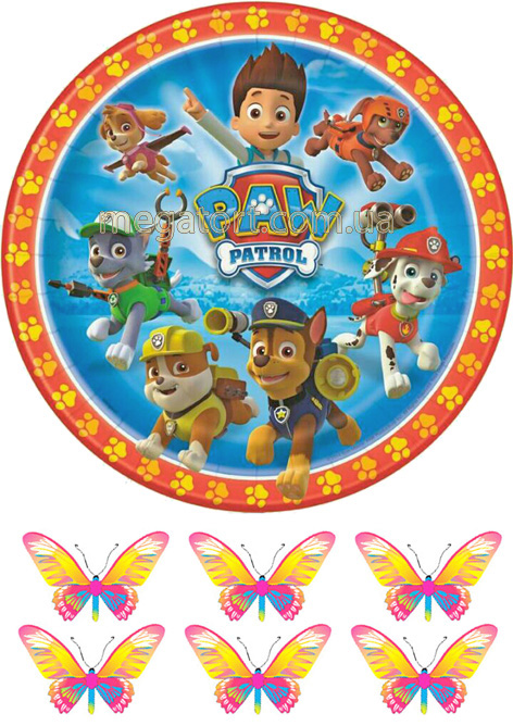 Вафельная картинка "Щенячий патруль №27"