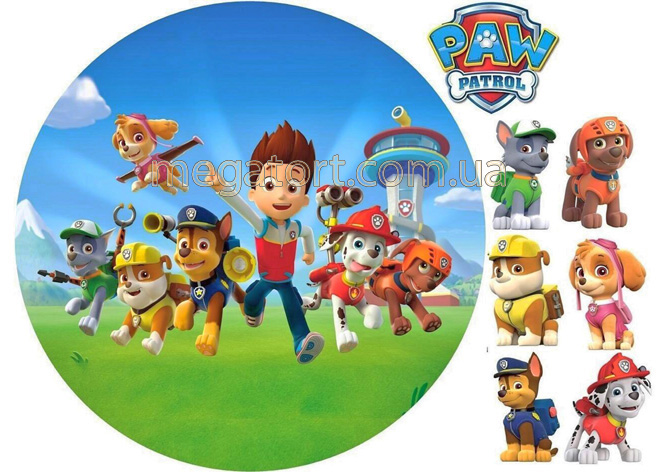 Вафельная картинка "Щенячий патруль №31"