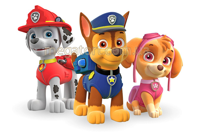 Вафельна картинка "Щенячий патруль №34"