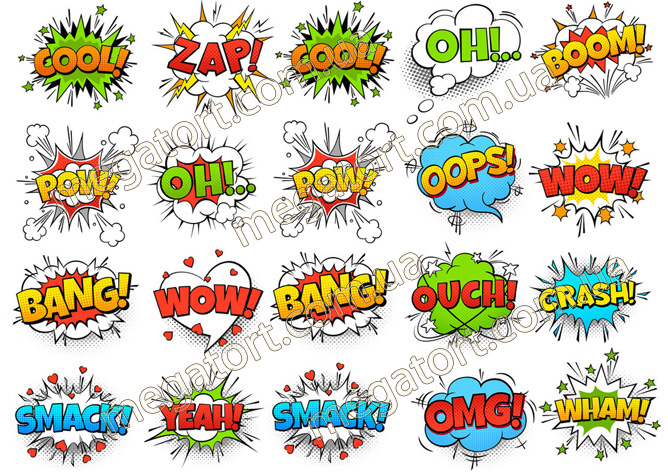 Вафельная картинка "Поп-арт №13"