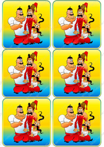 Вафельная картинка для топперов и пряников Козаки