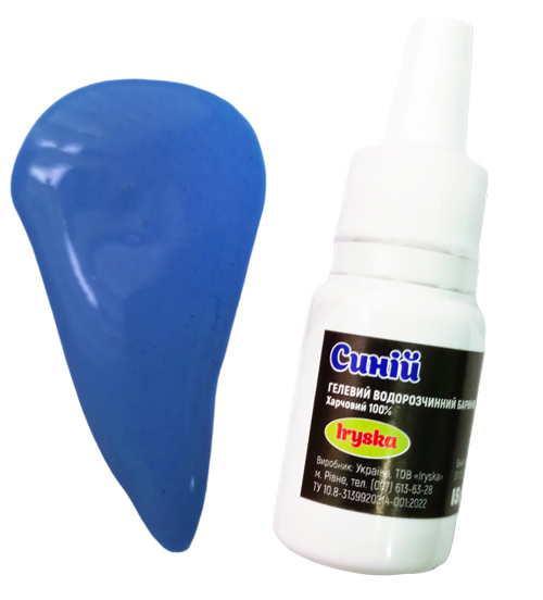 Гелевый краситель Iryska "Синий" 15г