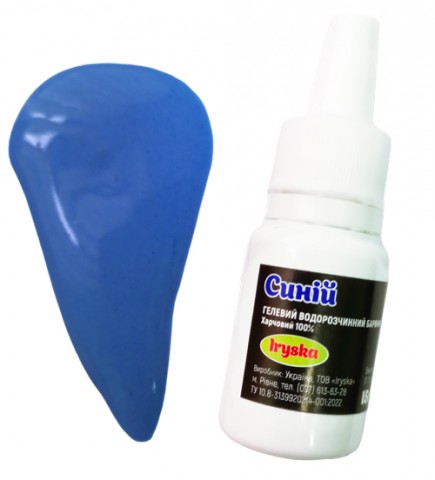 Гелевый краситель Iryska "Синий" 15г