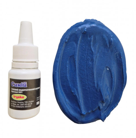 Гелевий барвник Iryska "Синій" 15г