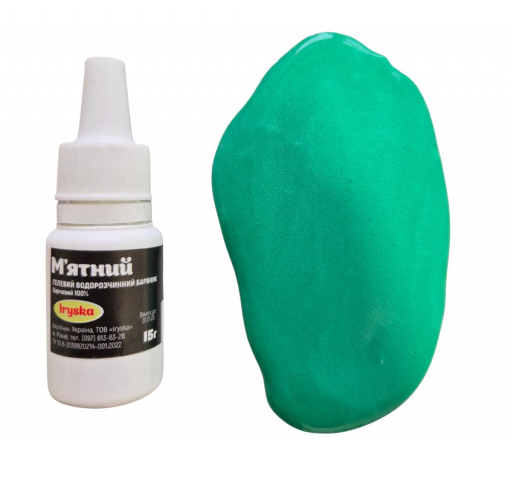 Гелевий барвник Iryska "М'ятний" 15г