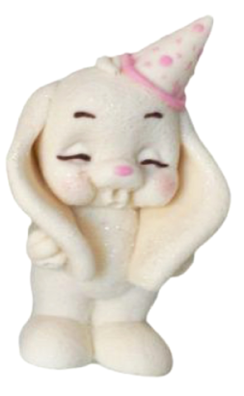 Шоколадная фигурка Зайчик розовый колпачок (Iryska)