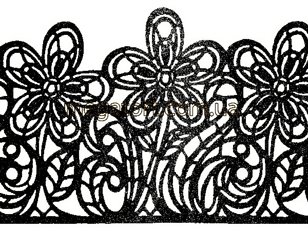 Мереживо з айсингу №11 "Чорне"